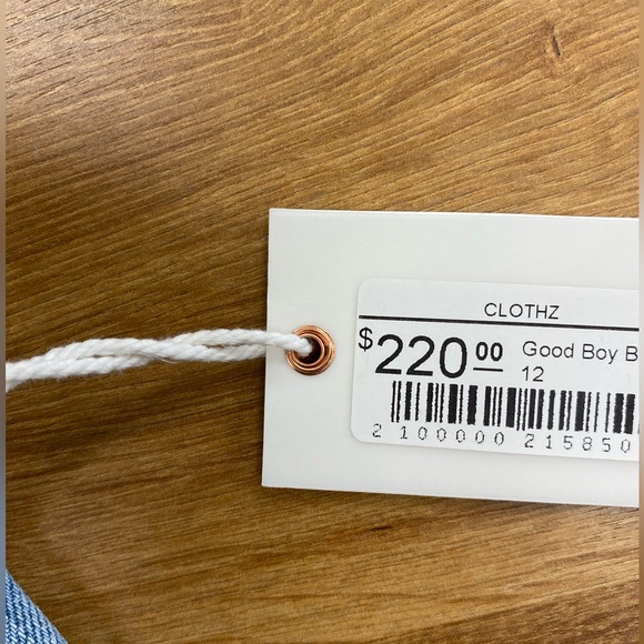 Good American Good Boy Straight Leg BNWT - Picture 6 of 6
